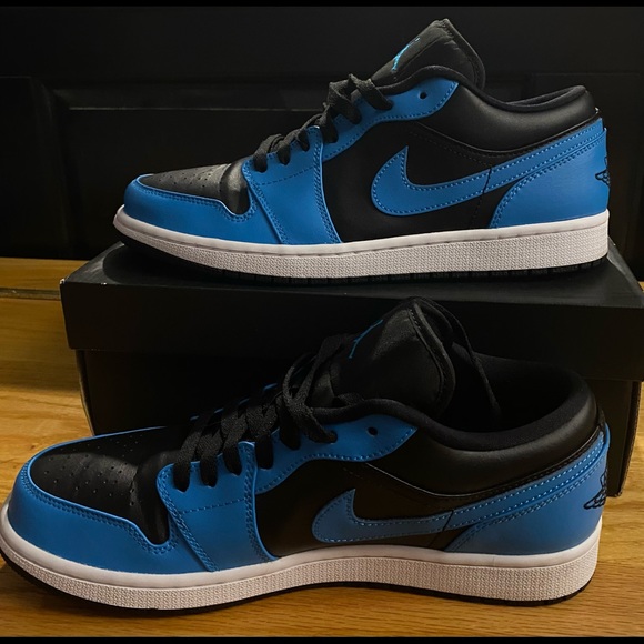 Air Jordan 1 Low Laser Blue - Picture 3 of 8